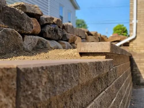 Retaining Wall Installation