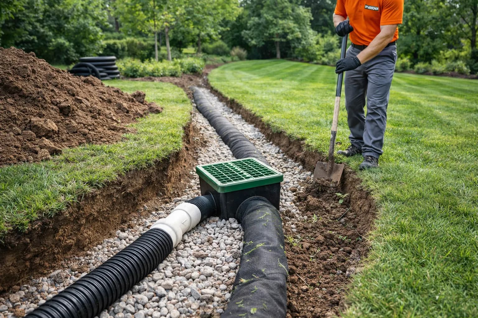 French Drains / Catch Basins / Drainage
