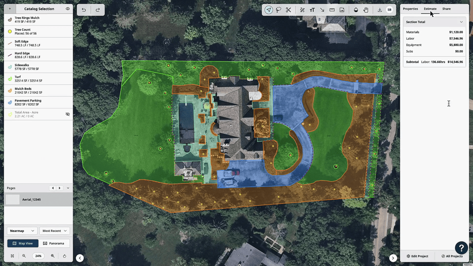 Enhancing Client Relationships with Detailed Site Maps for GroundsCare and SnowCare Services