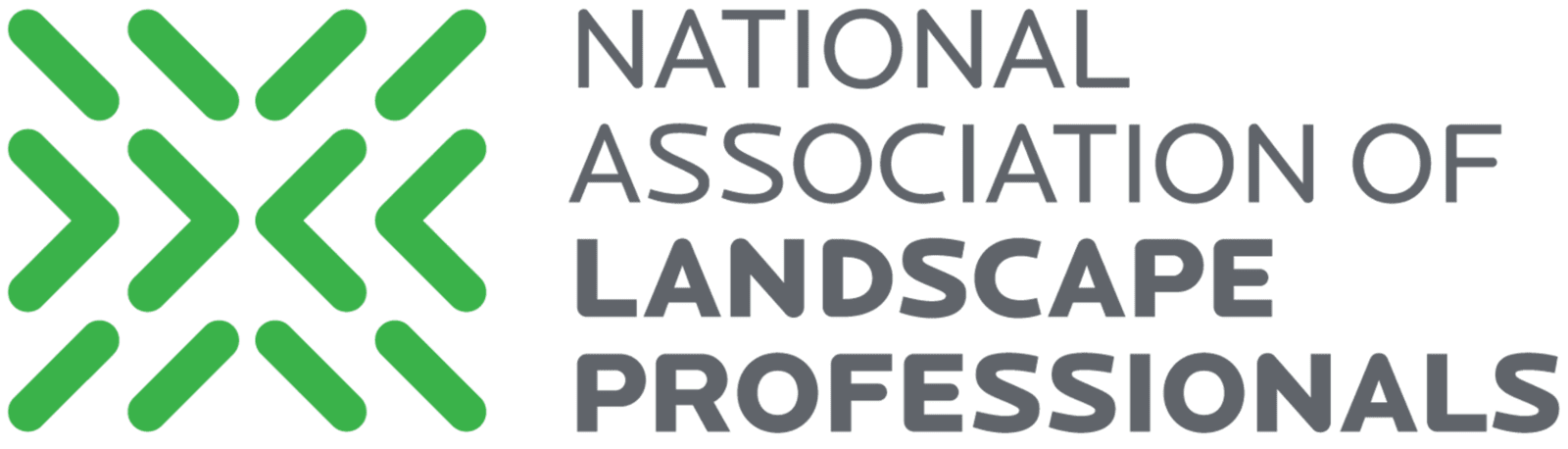 National Association of Landscape Professionals logo with green arrow design.