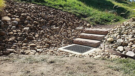 Stairs and Decorative Stone