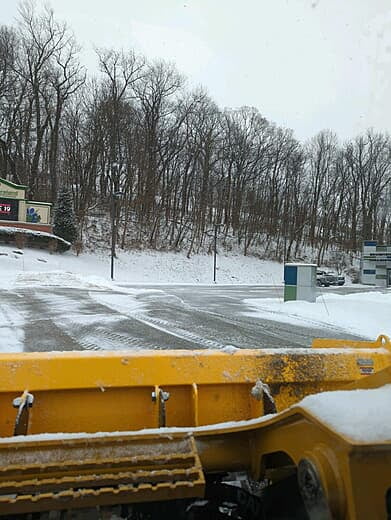 Heavy Equipment Plowing